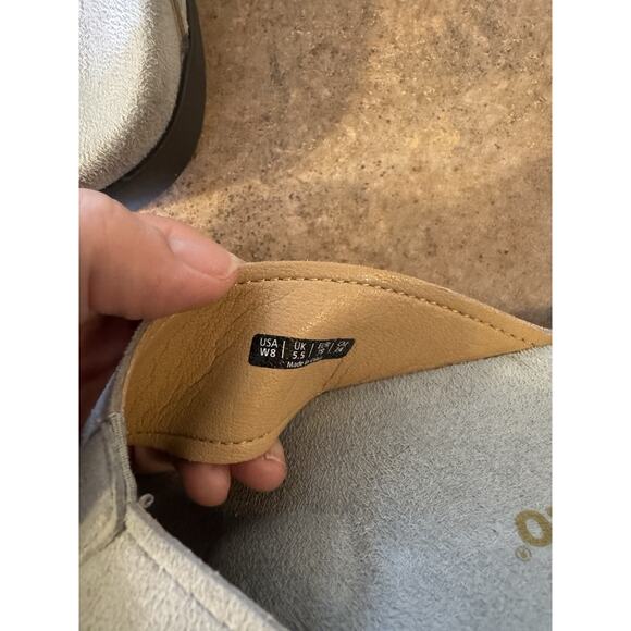 Spenco Women’s Hampton Gray Suede Orthotic Slip On Thong Sandals Size US 8 - Picture 4 of 6